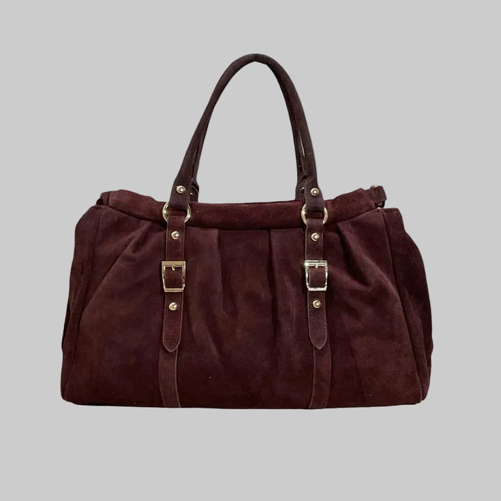 Louisa Lee Lydia suede leather handbag
