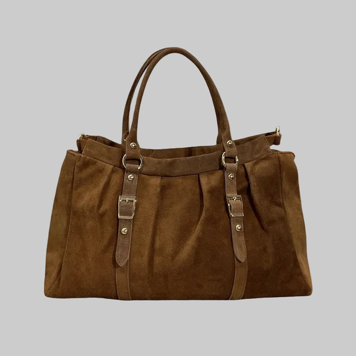 Louisa Lee Lydia suede leather handbag