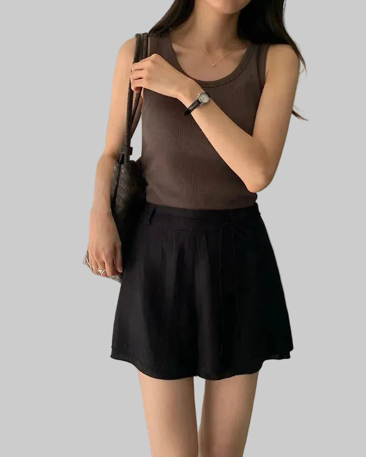 Clever Alice Haze Double-Layer Shorts