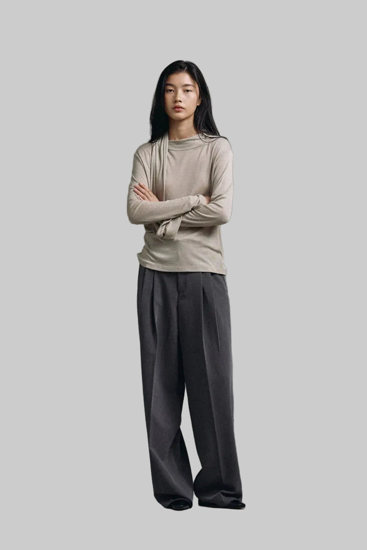 Clever Alice Scarf Tencel Tee