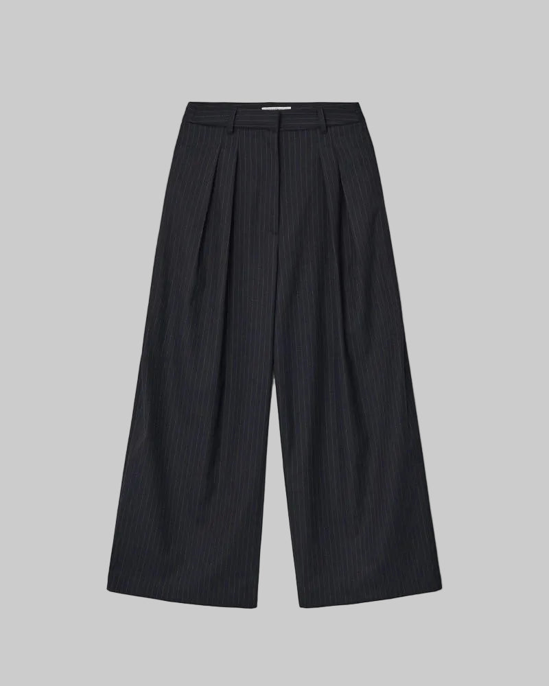 Clever Alice Curved Wide Stripe Pants
