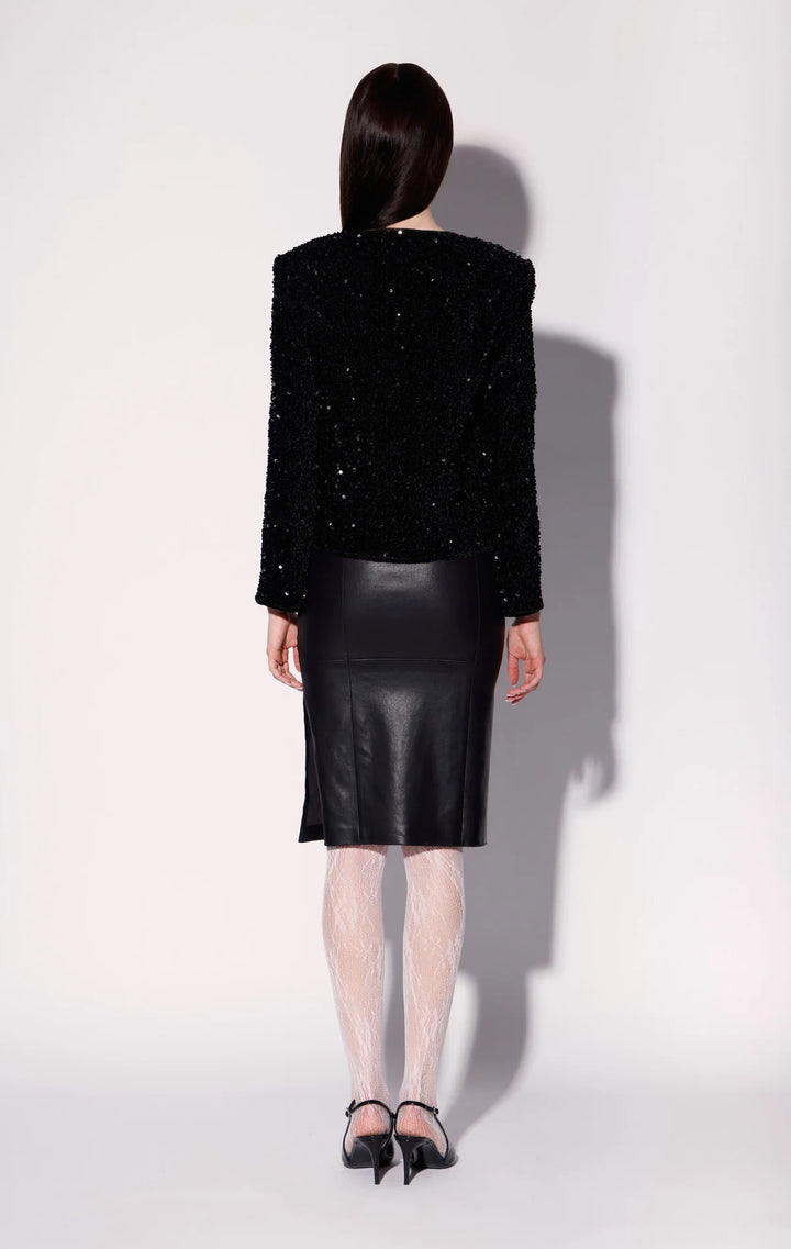 Walter Baker Janelle Jacket, Black Sequin