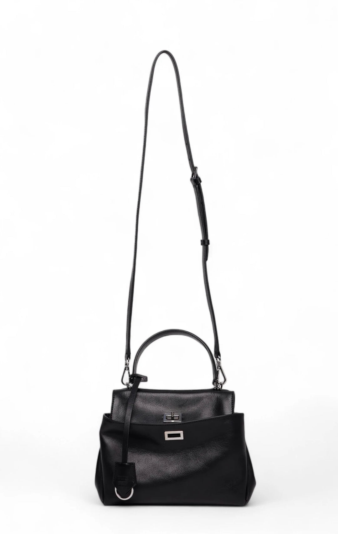 Walter Baker Billie Mini Satchel, Black