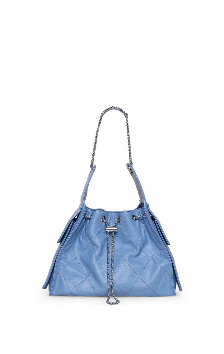 Walter Baker Valeria Quilted Bucket, Aqua Rush