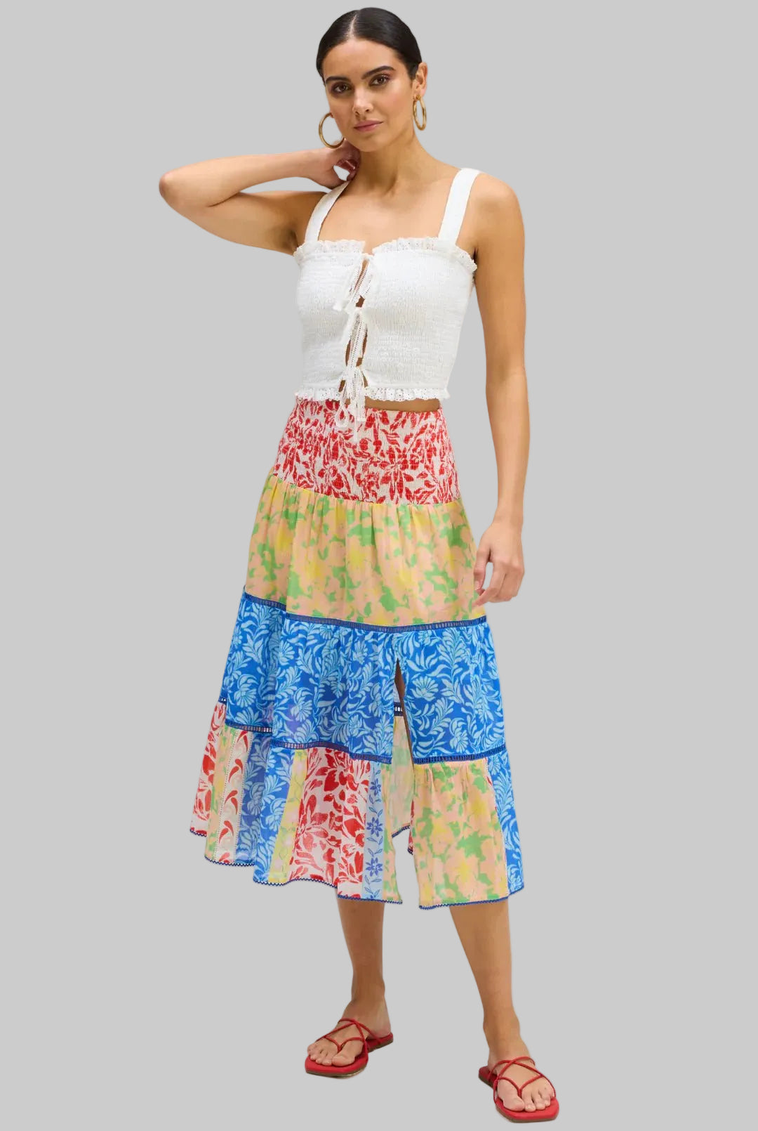 Allison Chase Midi Skirt - clever alice