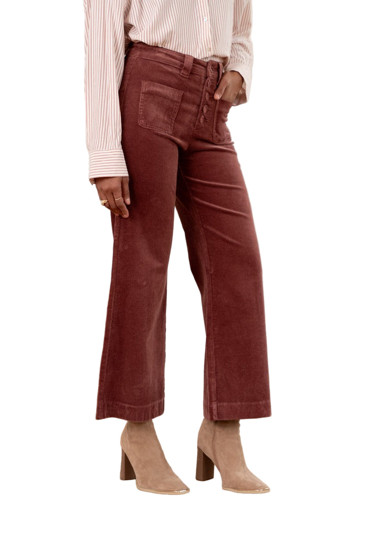 Oraije Paris Ankle wide velour - Viviane