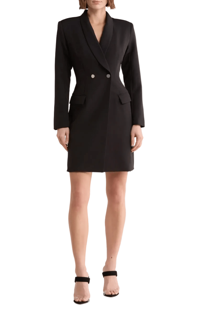 Area Stars Evangelista Long Sleeve Blazer Dress - clever alice