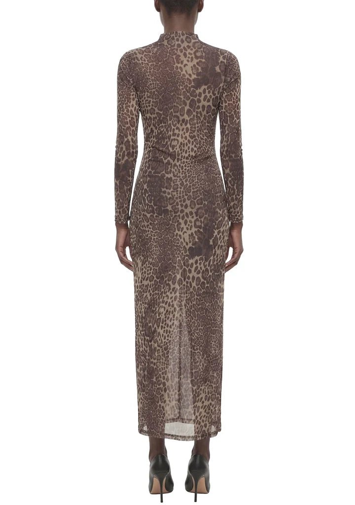 Area Stars Leopard Jersey Dress - clever alice