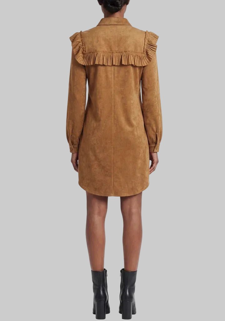 Area Stars Parker Dress in Suede - clever alice