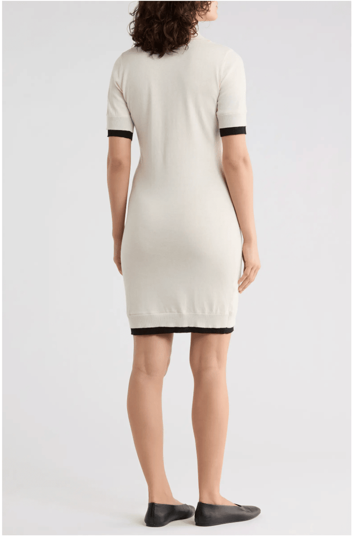 Area Stars Trim Polo Dress - clever alice