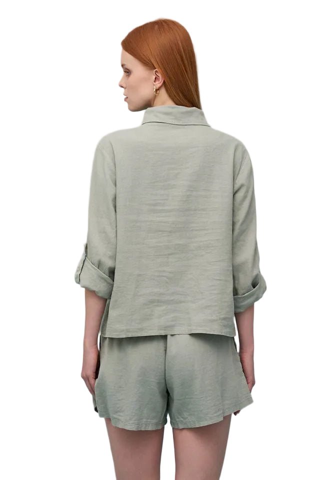 Astrid Beach Boyfriend (Khaki) - clever alice