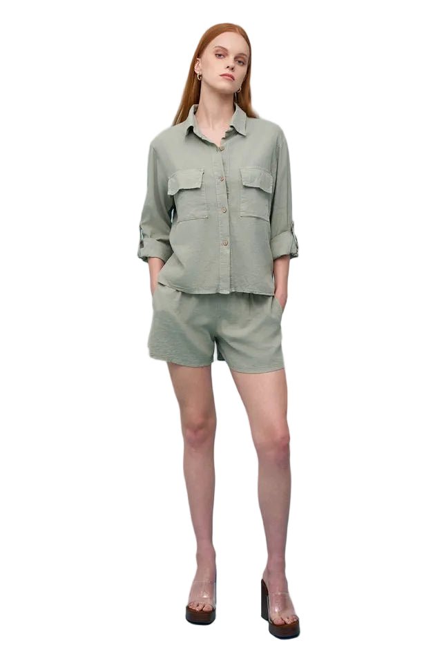 Astrid Beach Boyfriend (Khaki) - clever alice