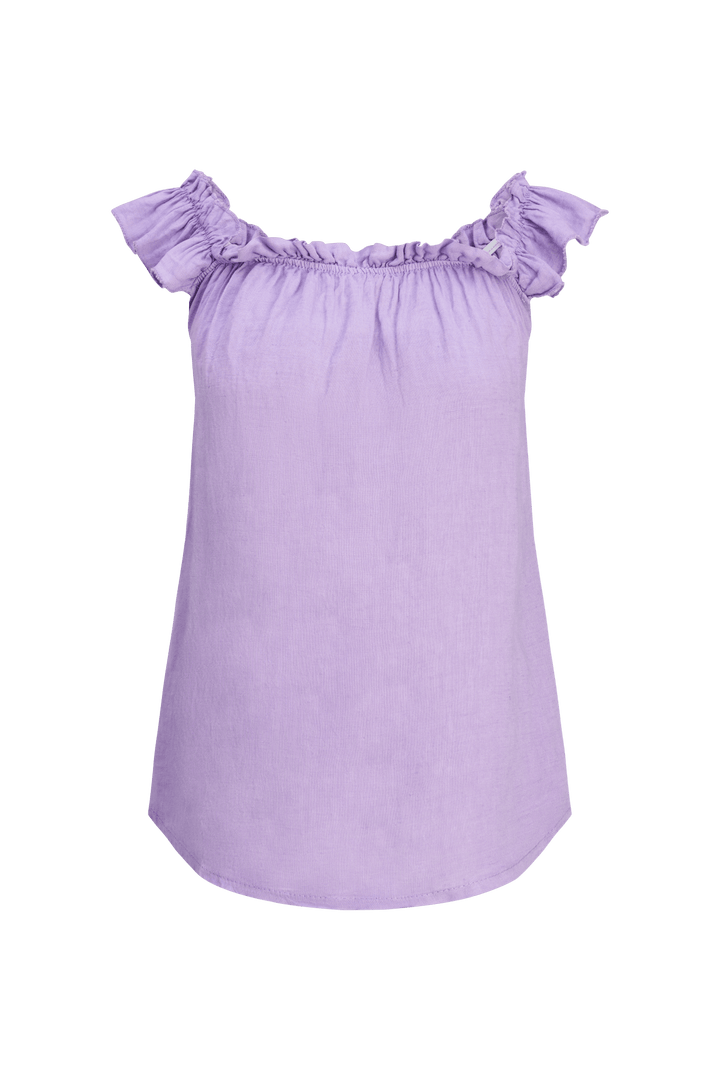 Astrid Beach Tank in Violet - clever alice