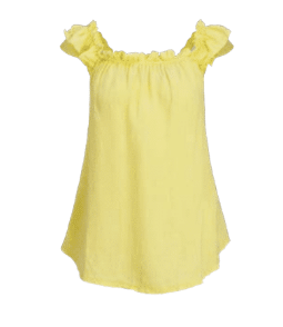 Astrid Beach Tank in Yellow - clever alice