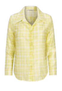 Astrid Bella Blouse in Yellow Check - clever alice