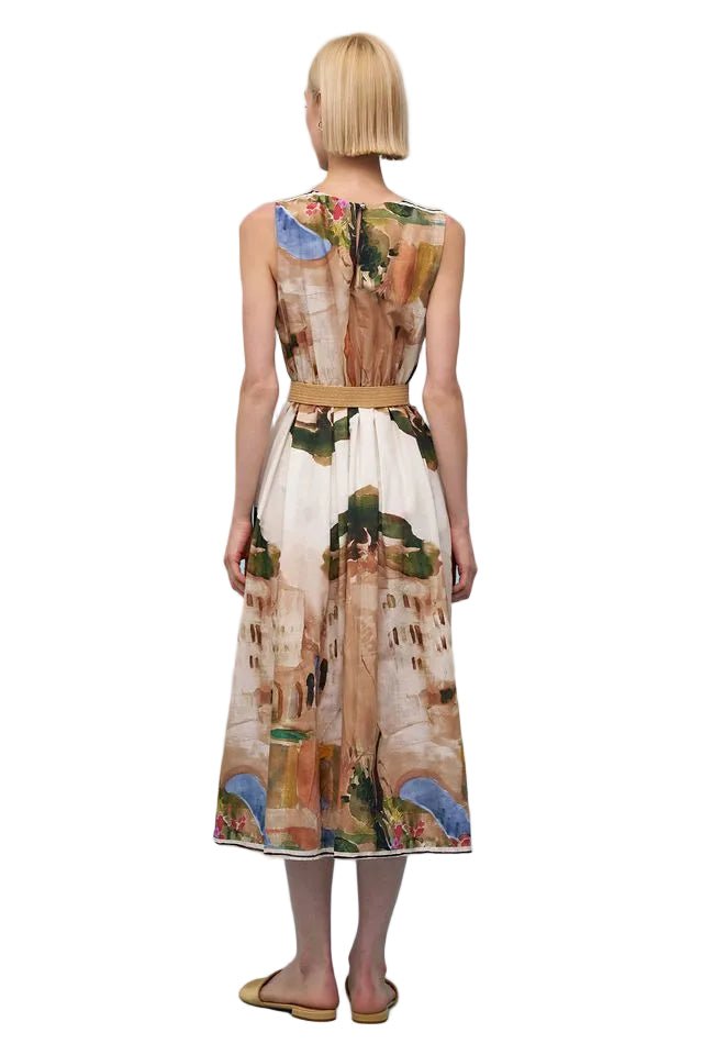 Astrid Ferragamo Dress (Navy) - clever alice