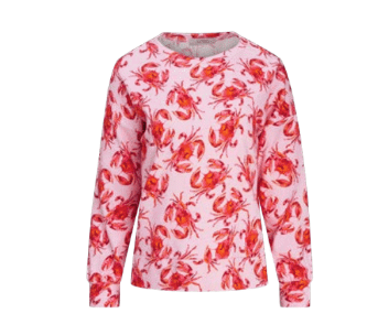 Astrid Layover Tee in Sea Pattern - clever alice