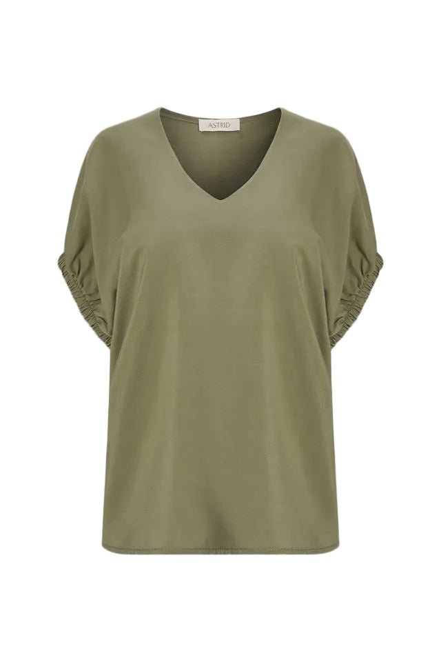 Astrid Prego Blouse (Green) - clever alice