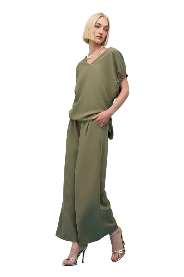 Astrid Prego Blouse (Green) - clever alice