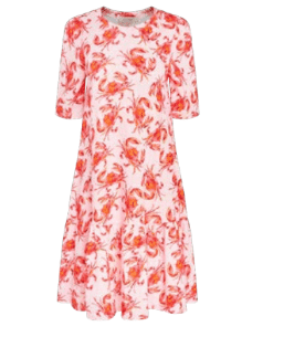 Astrid Sneaker Dress in Sea Pattern - clever alice