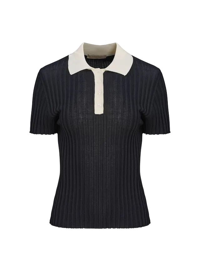 Astrid Venice Polo (Black) - clever alice