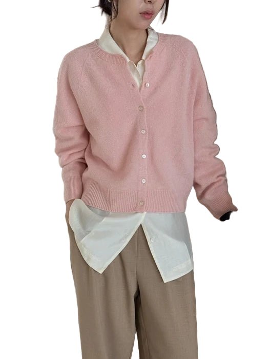 Clever Alice Alpaca Wholegarment Cardigan - clever alice