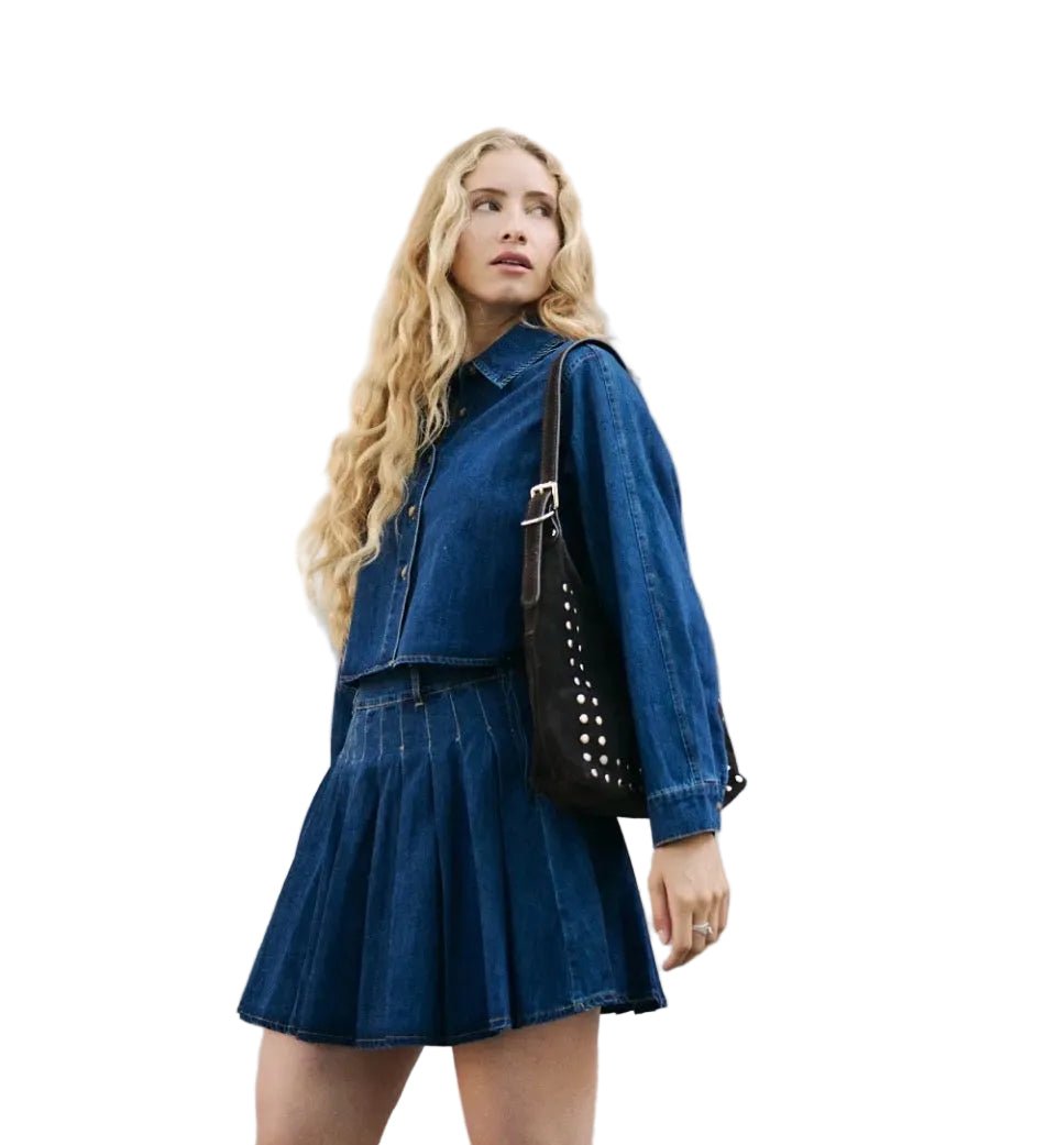 Clever Alice Amelie Denim Button Up - clever alice