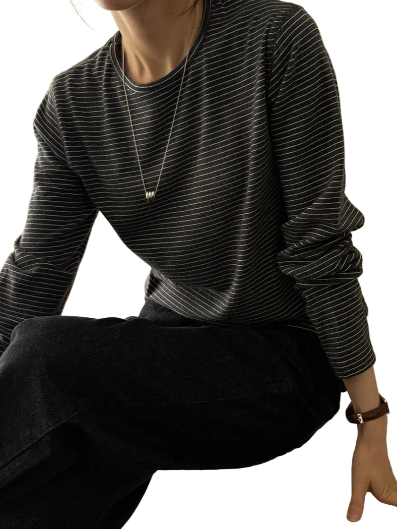 Clever Alice Angora Stripe Tee - clever alice