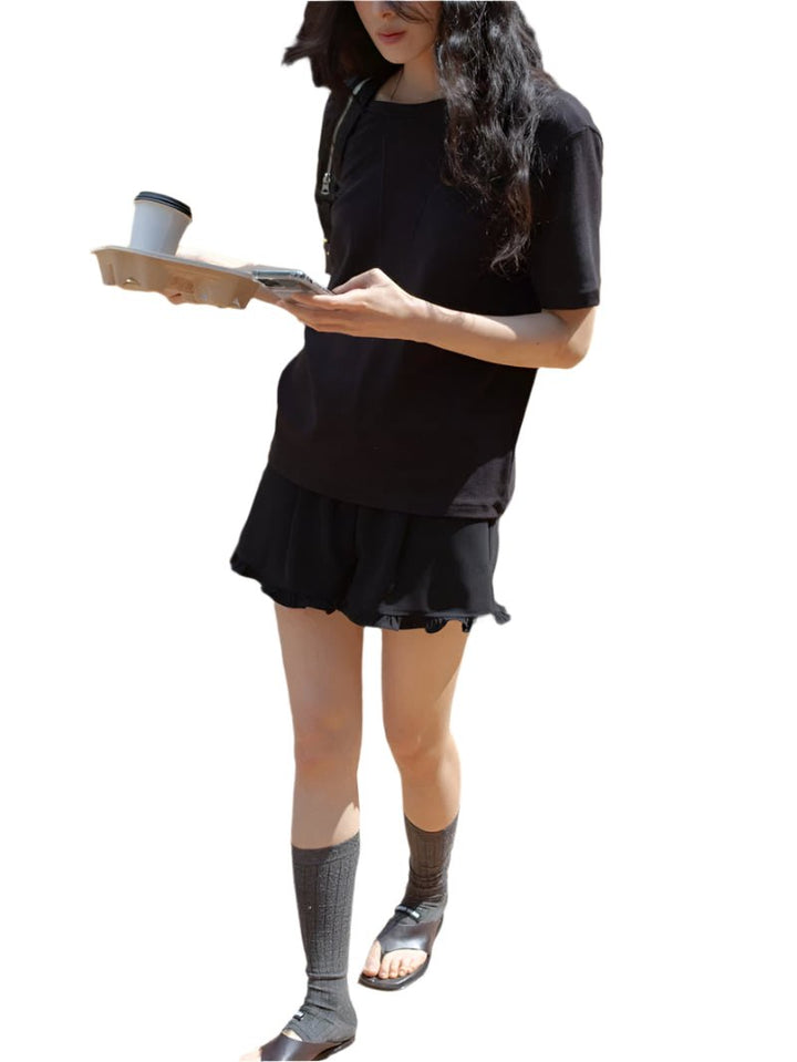 Clever Alice Backless Tee in Black Only - clever alice