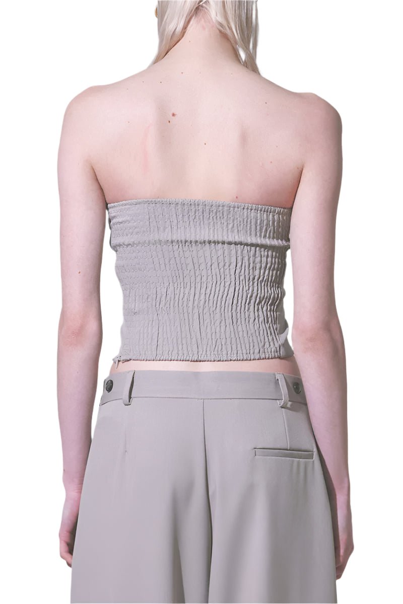 Clever Alice Black Strapless Top in Black Only - clever alice