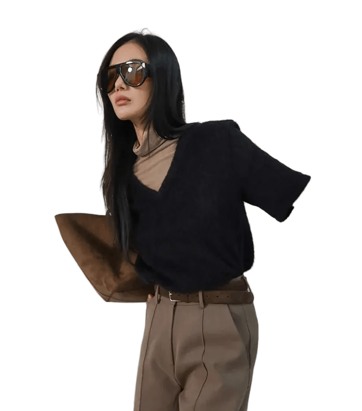 Clever Alice Boucle Short Sleeve Tee - clever alice