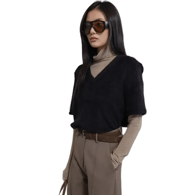 Clever Alice Boucle Short Sleeve Tee - clever alice