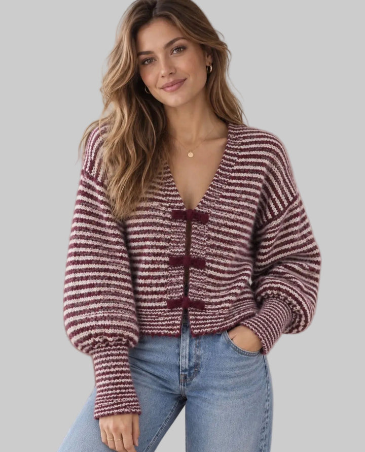Clever Alice Candy Stripe Sweater - clever alice