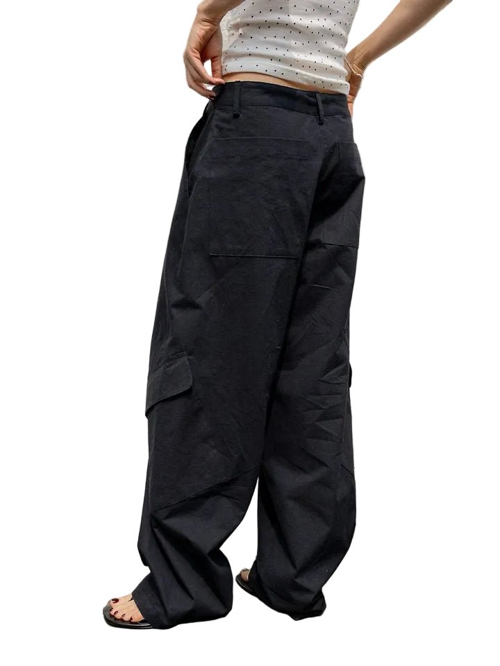 Clever Alice Cationic Balloon Curved Cargo Pants - clever alice