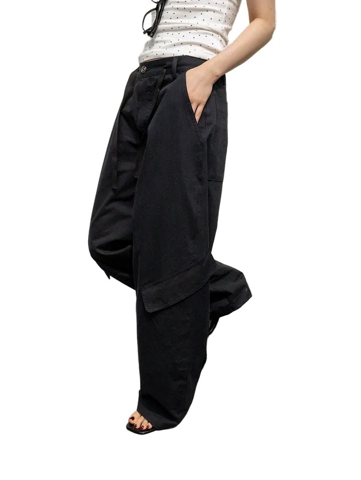 Clever Alice Cationic Balloon Curved Cargo Pants - clever alice