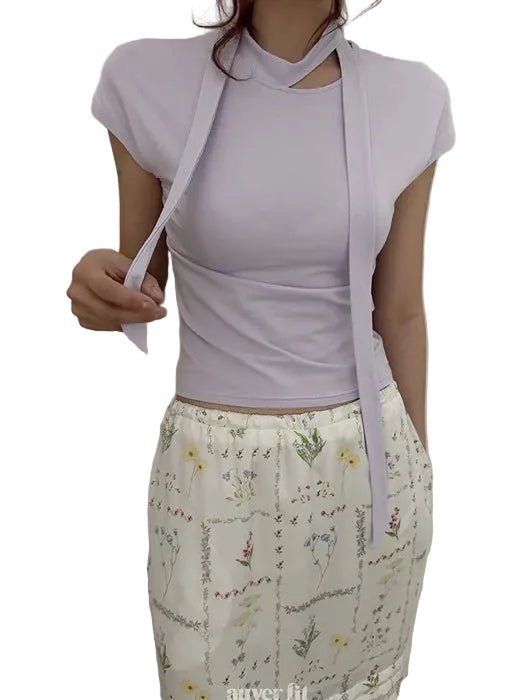 Clever Alice Como Tie Sleeveless Top - clever alice