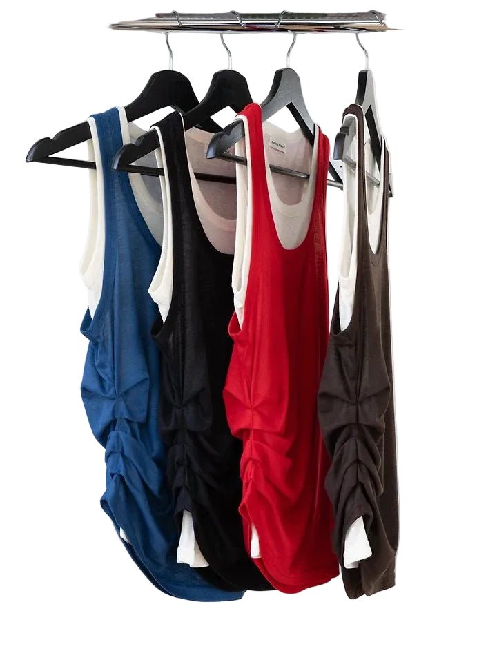 Clever Alice Contrast Layered Tank Top - clever alice