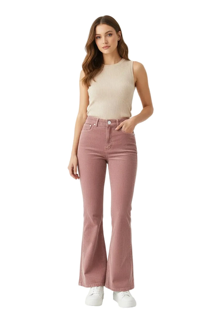 Clever Alice Corduroy Bijou Bootcut Pants - clever alice
