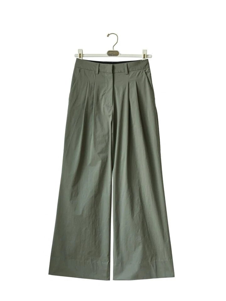 Clever Alice Cotton Pintuck Trousers - clever alice