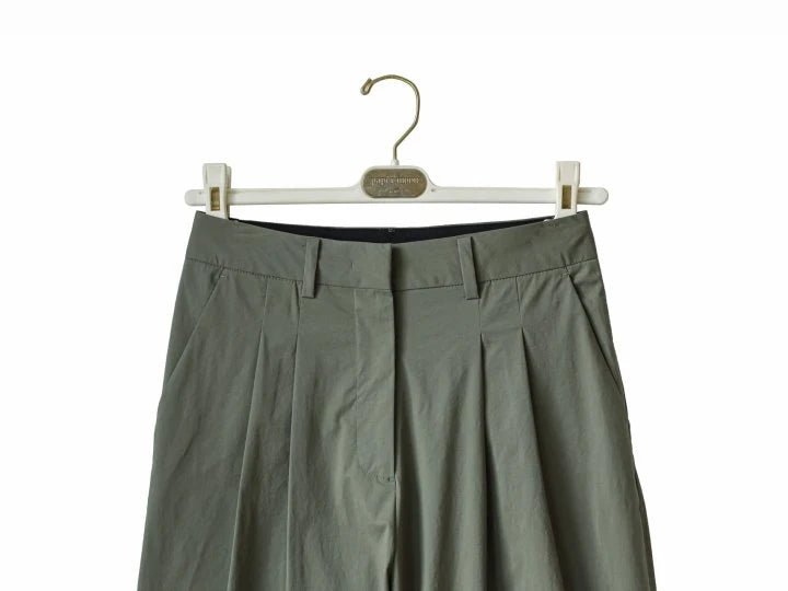 Clever Alice Cotton Pintuck Trousers - clever alice