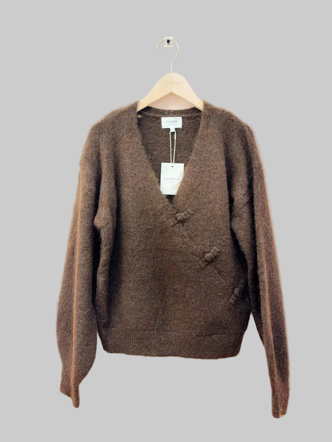 Clever Alice Cross Over Sweater - clever alice