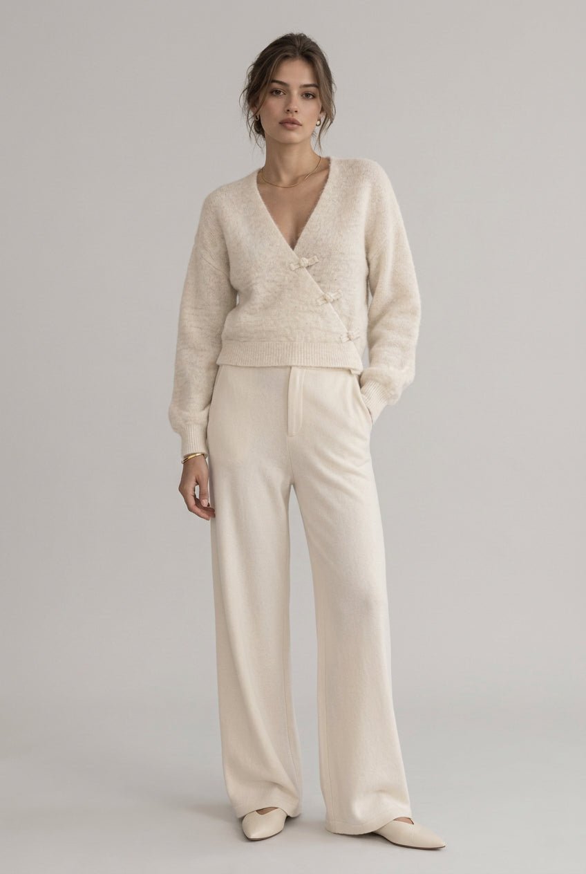 Clever Alice Cross Over Sweater - clever alice