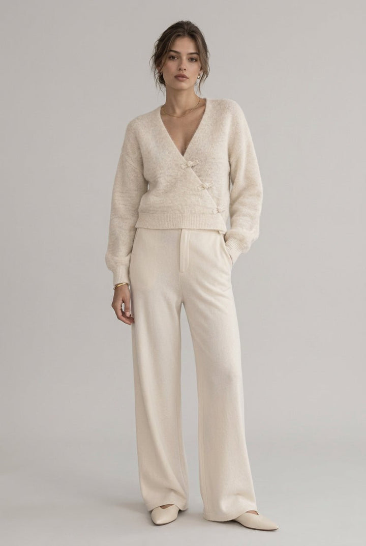 Clever Alice Cross Over Sweater - clever alice