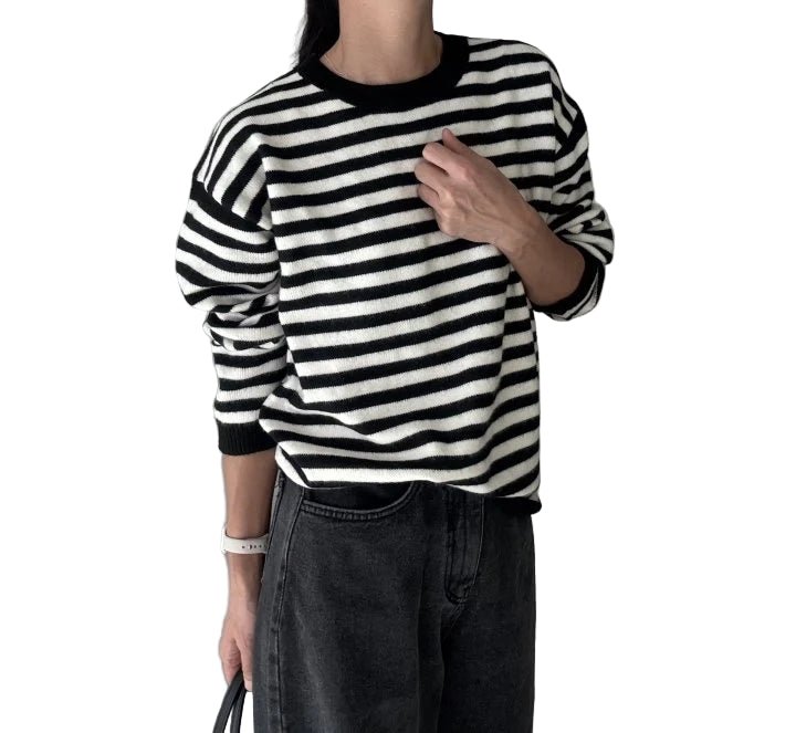 Clever Alice Daniel Stripe Knit - clever alice