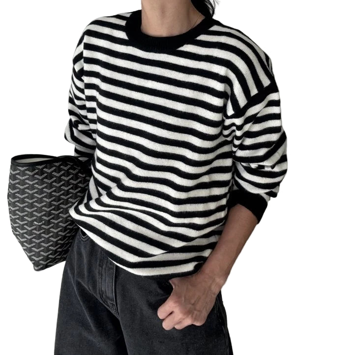 Clever Alice Daniel Stripe Knit - clever alice
