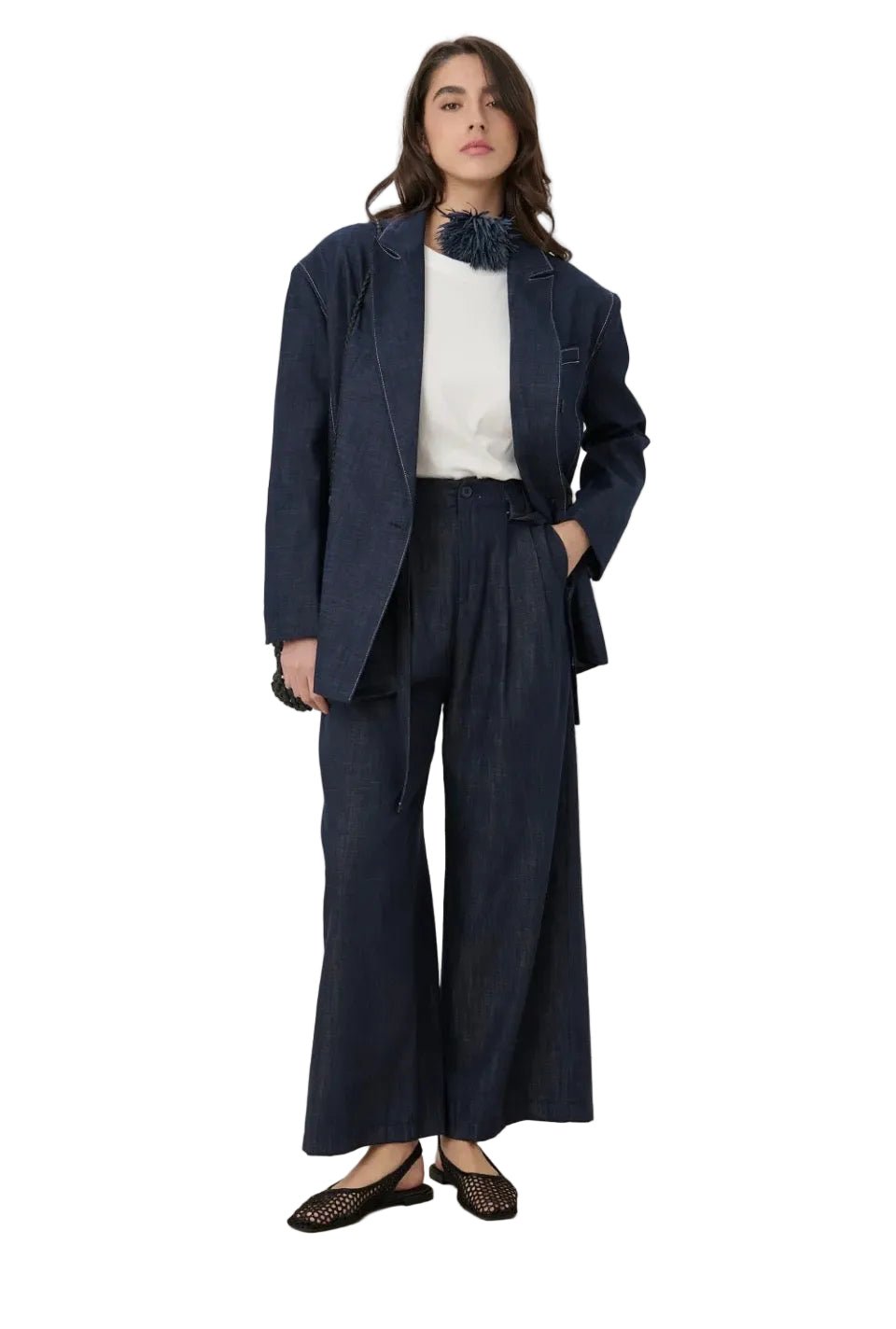 Clever Alice Denim Trouser - clever alice