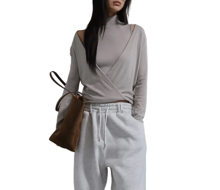 Clever Alice Double Layer Turtleneck Tee - clever alice