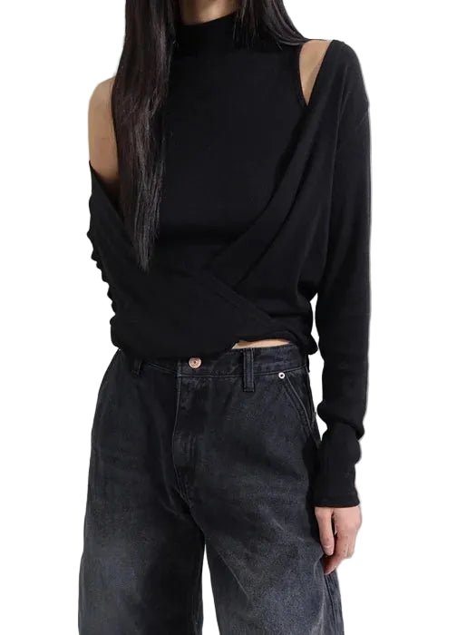Clever Alice Double Layer Turtleneck Tee - clever alice