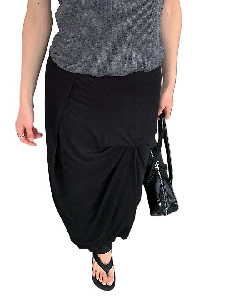 Clever Alice Draped Double Skirt - clever alice