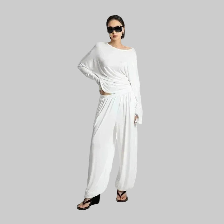 Clever Alice Drapped Off-Shoulder Top - clever alice